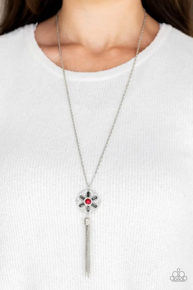 Paparazzi Accessories Necklaces Fine Florals Red Necklace Jewelry by Bretta