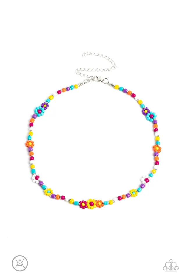 Paparazzi Accessories Necklaces Flower Child Flair Multi Necklace Jewelry by Bretta