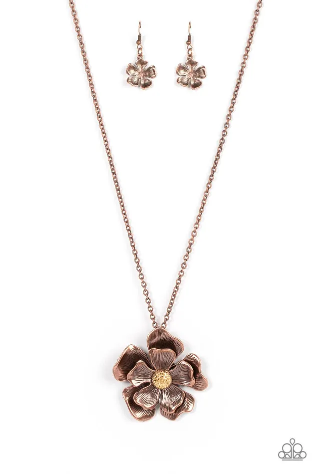 Paparazzi Accessories Necklaces Homegrown Glamour Copper Necklace Jewelry by Bretta