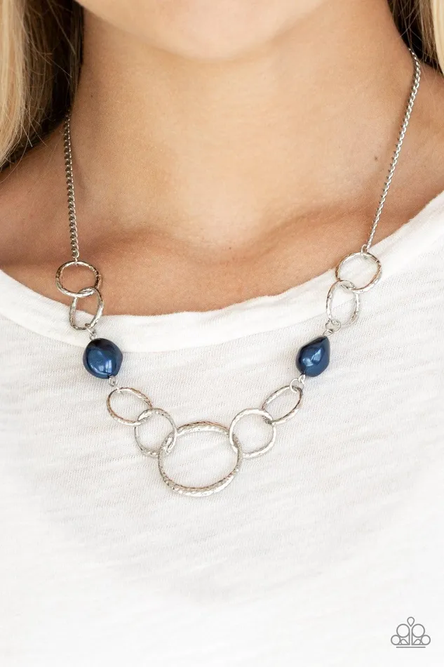 Paparazzi Accessories Necklaces Lead Role Blue Necklace Jewelry by Bretta