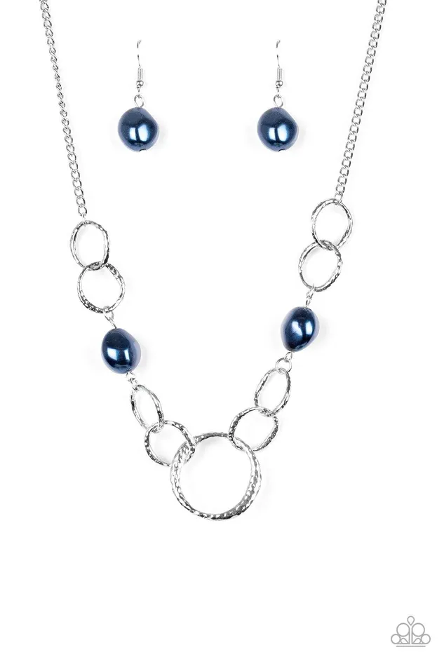 Paparazzi Accessories Necklaces Lead Role Blue Necklace Jewelry by Bretta