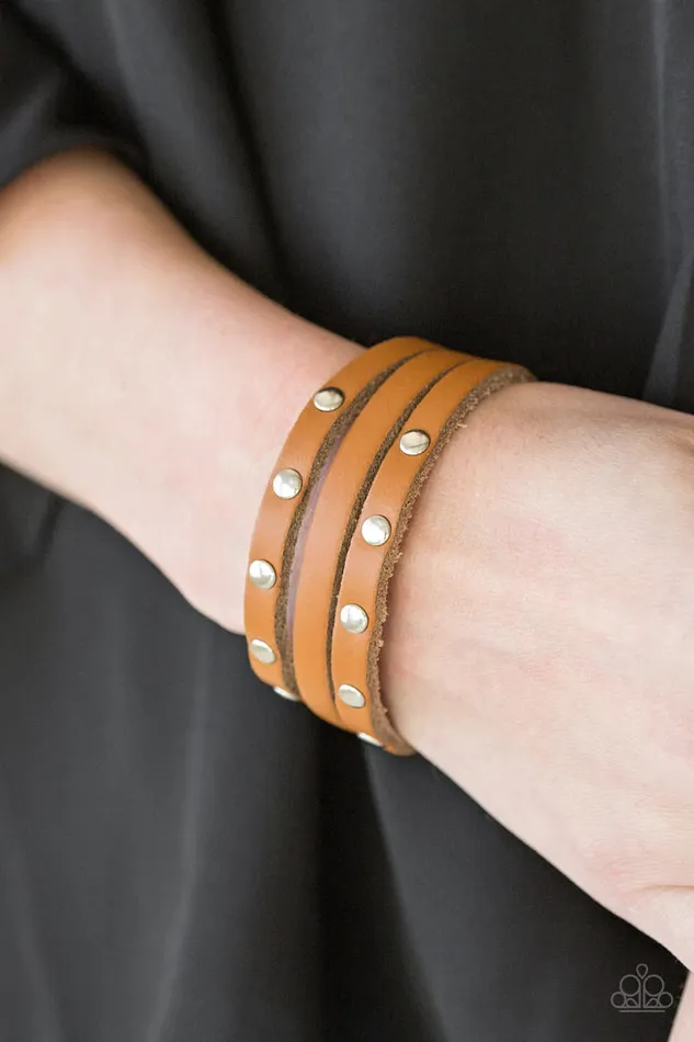 Paparazzi Accessories Radical Raider Brown Bracelet Jewelry by Bretta Bracelets Paparazzi Accessories Radical Raider Brown Bracelet Jewelry by Bretta Bracelets