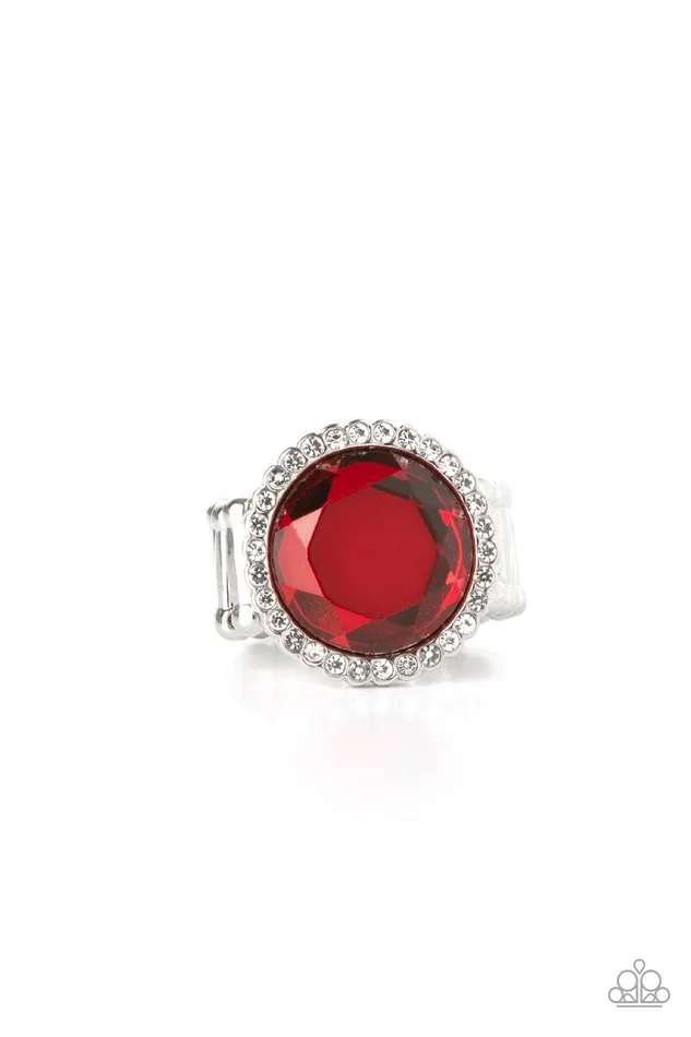 Paparazzi Accessories Rings Crown Culture Red Ring Jewelry by Bretta