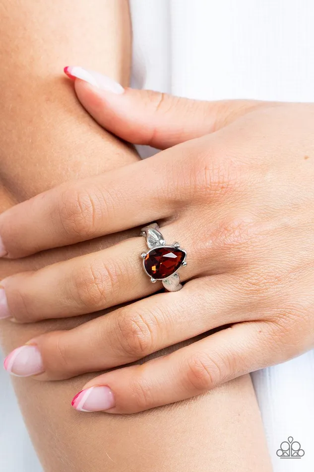 Paparazzi Accessories Rings Law of Attraction Brown Ring Jewelry by Bretta
