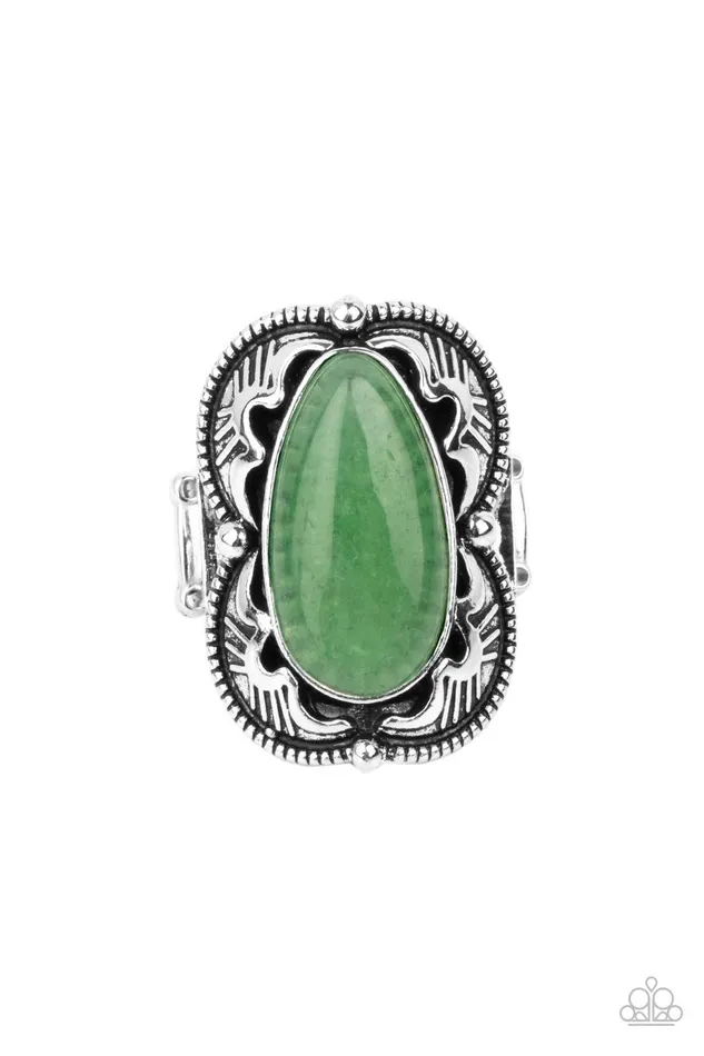Paparazzi Accessories Rings Mystical Mambo Green Ring Jewelry by Bretta