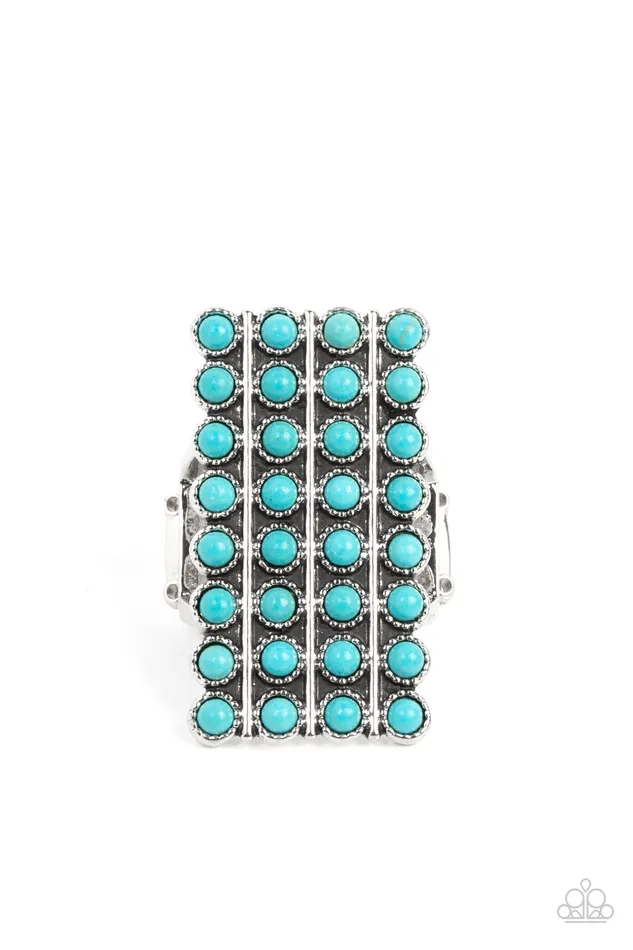 Paparazzi Accessories Rings Pack Your SADDLEBAGS Blue Ring Jewelry by Bretta