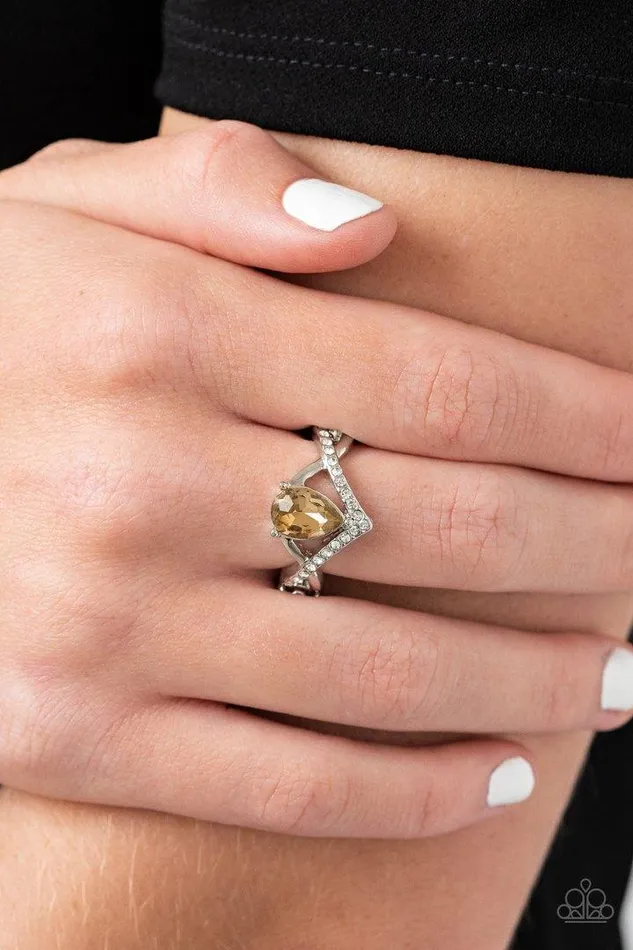 Paparazzi Accessories Rings Remarkable Refinement Brown Ring Jewelry By Bretta
