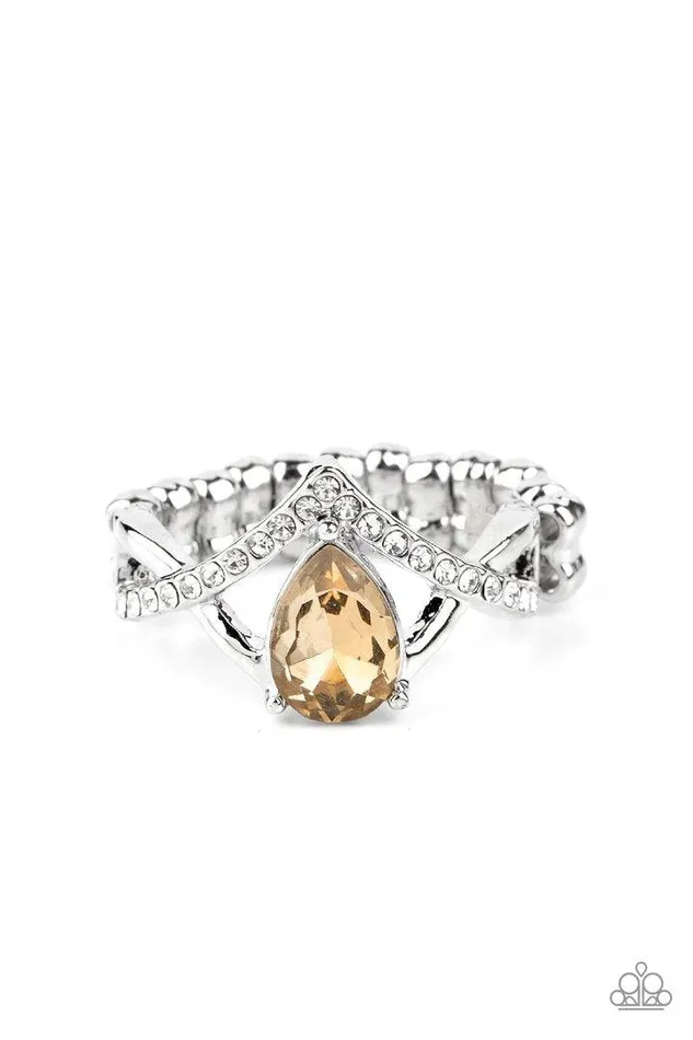 Paparazzi Accessories Rings Remarkable Refinement Brown Ring Jewelry By Bretta