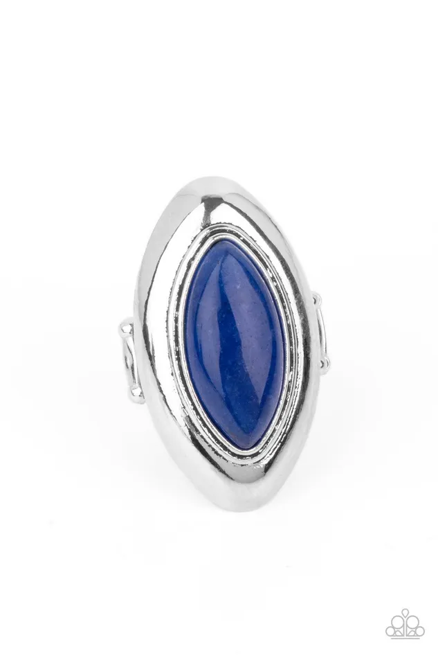Paparazzi Accessories Rings Sahara Seer Blue Ring Jewelry by Bretta