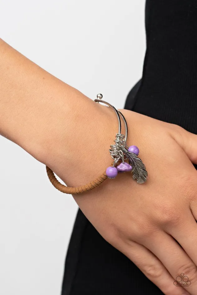 Paparazzi Accessories Running aFOWL Purple Bracelet Jewelry by Bretta Bracelets