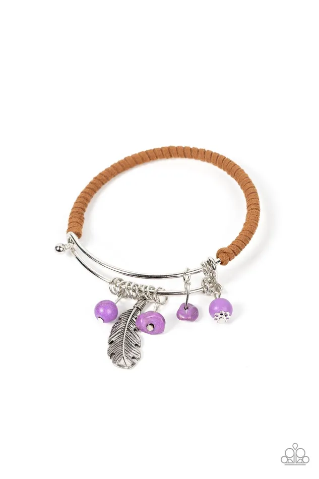 Paparazzi Accessories Running aFOWL Purple Bracelet Jewelry by Bretta Bracelets
