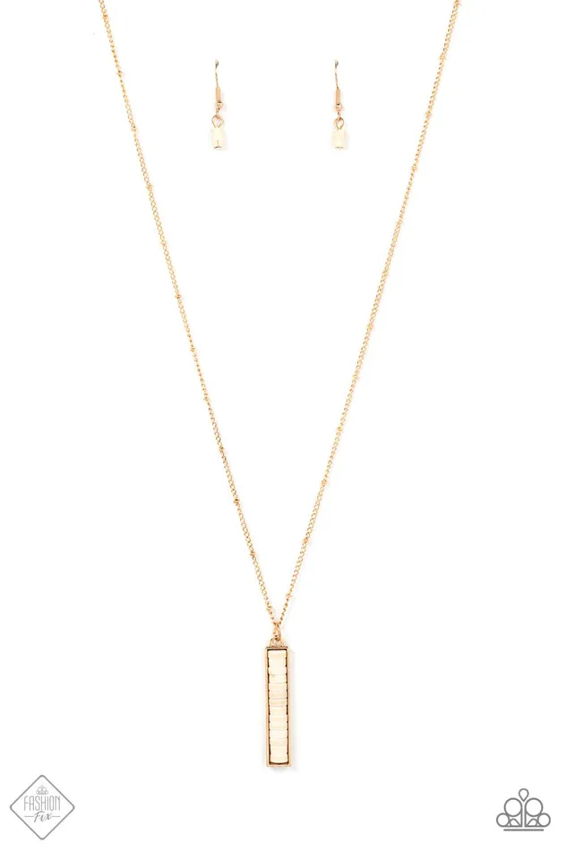 Paparazzi Accessories Rural Regeneration Gold Necklace Jewelry by Bretta Necklaces