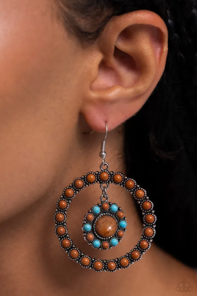 Paparazzi Accessories Saguaro Sanctuary Brown Earrings Jewelry by Bretta Earrings Paparazzi Accessories Saguaro Sanctuary Brown Earrings Jewelry by Bretta Earrings