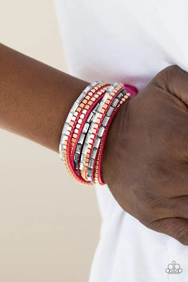 Paparazzi Accessories This Time With Attitude Pink Bracelet Jewelry by Bretta Bracelets Paparazzi Accessories This Time With Attitude Pink Bracelet Jewelry by Bretta Bracelets