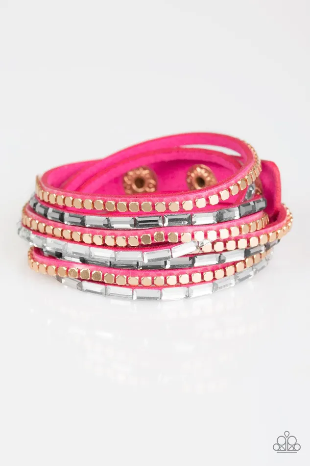 Paparazzi Accessories This Time With Attitude Pink Bracelet Jewelry by Bretta Bracelets Paparazzi Accessories This Time With Attitude Pink Bracelet Jewelry by Bretta Bracelets