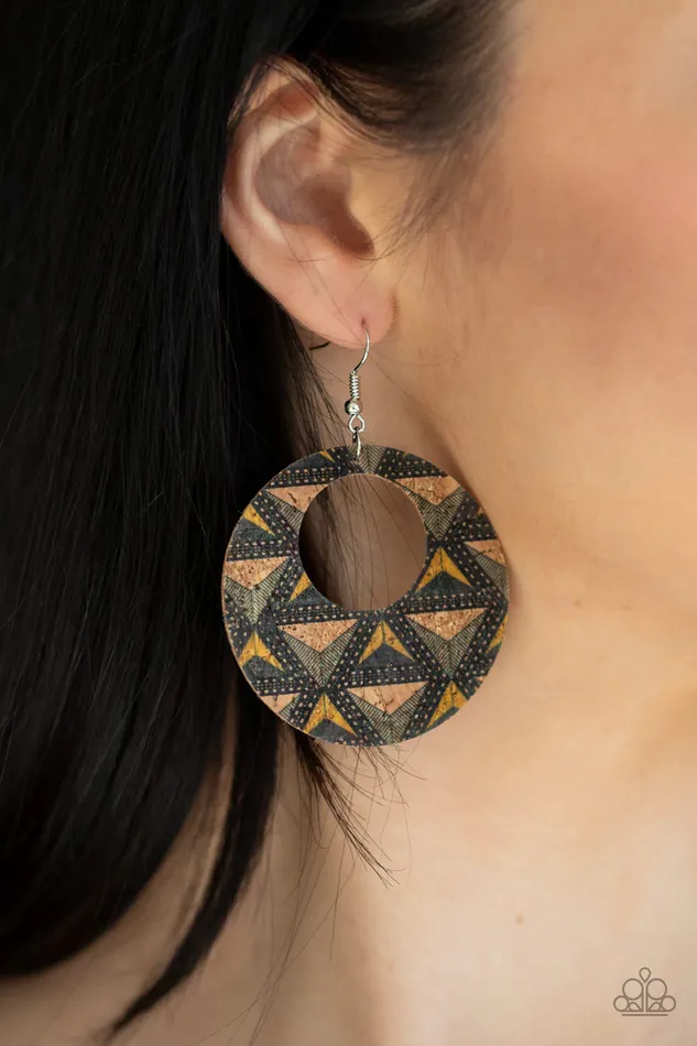 Put A Cork In It Multi Earrings Jewelry by Bretta Paparazzi Accessories Earrings Put A Cork In It Multi Earrings Jewelry by Bretta Paparazzi Accessories Earrings