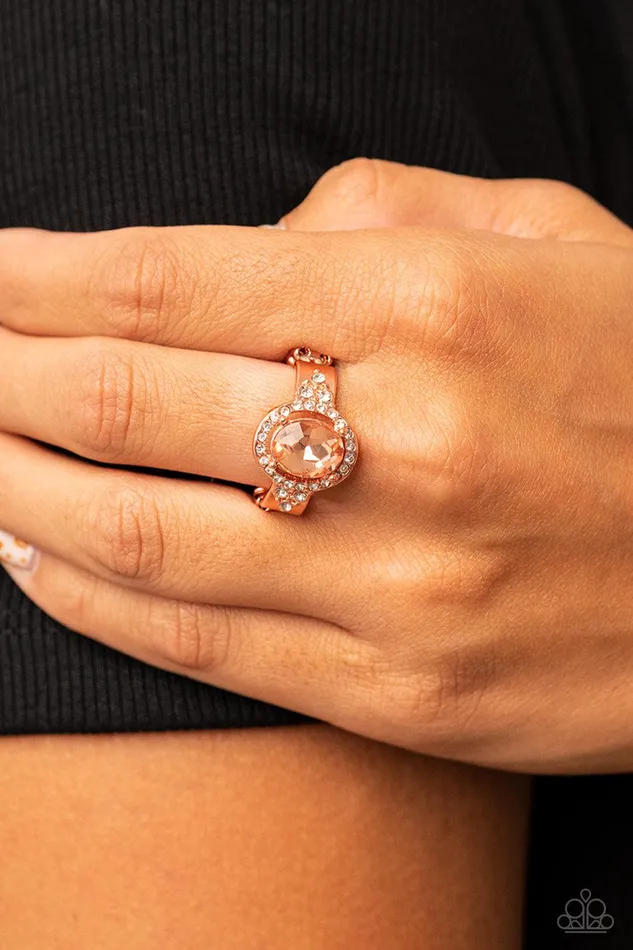 Rings Dazzling I Dos Copper Ring Jewelry by Bretta Paparazzi Accessories