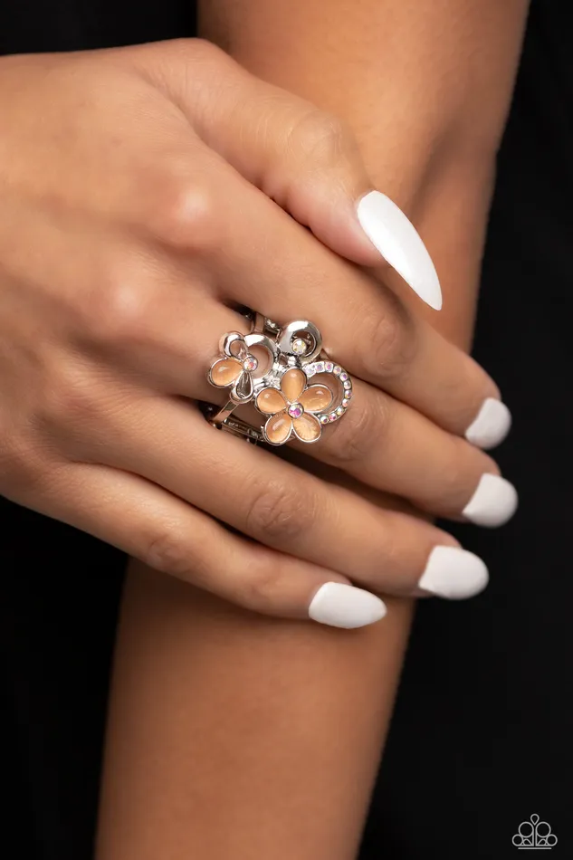 Rings Fairy Circle Orange Ring Jewelry by Bretta Paparazzi Accessories