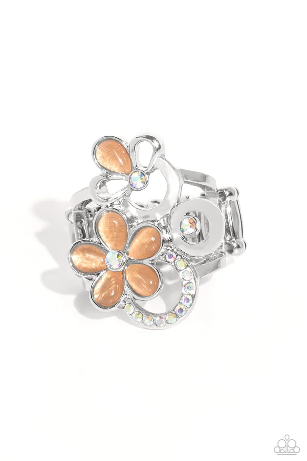 Rings Fairy Circle Orange Ring Jewelry by Bretta Paparazzi Accessories
