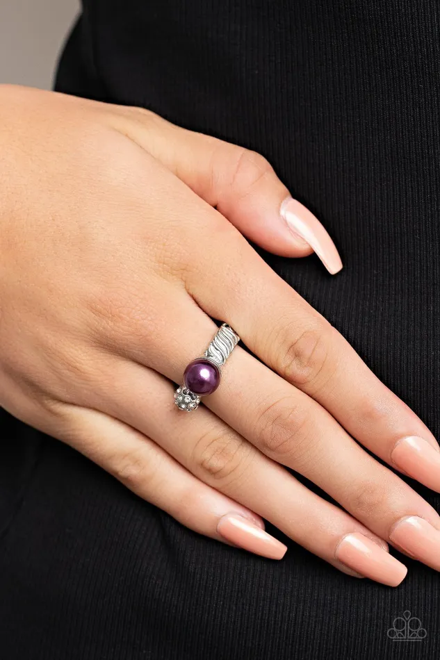 Rings Paparazzi Accessories AList Applique Purple Ring Jewelry by Bretta