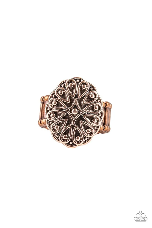 Rings Paparazzi Accessories Modern Mandala Copper Ring Jewelry by Bretta