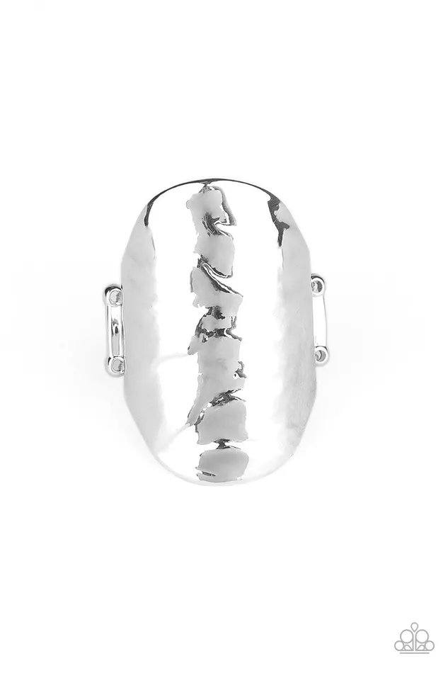 Rings Paparazzi Accessories Retro Ripple Silver Ring Jewelry by Bretta