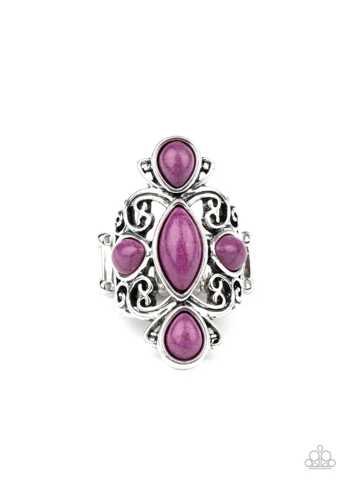 Rings Paparazzi Accessories Sahara Sweetheart Purple Ring Jewelry by Bretta