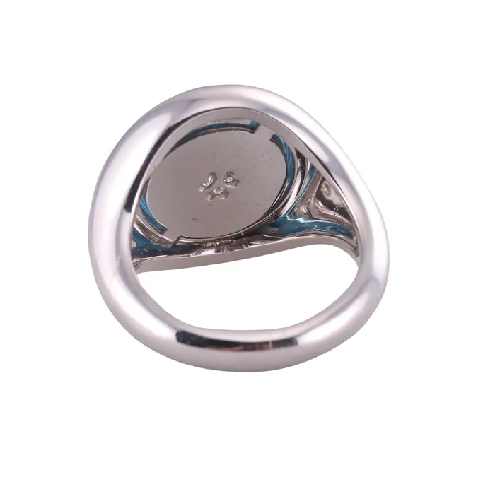 Rings Pasquale Bruni Pasquale Bruni 18k Gold Diamond Blue Topaz Ring