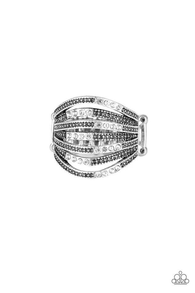 Rings Securing My Finances White Ring Jewelry by Bretta Paparazzi Accessories