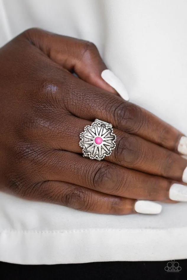 Rings Stone Sensei Pink Ring Jewelry by Bretta Paparazzi Accessories