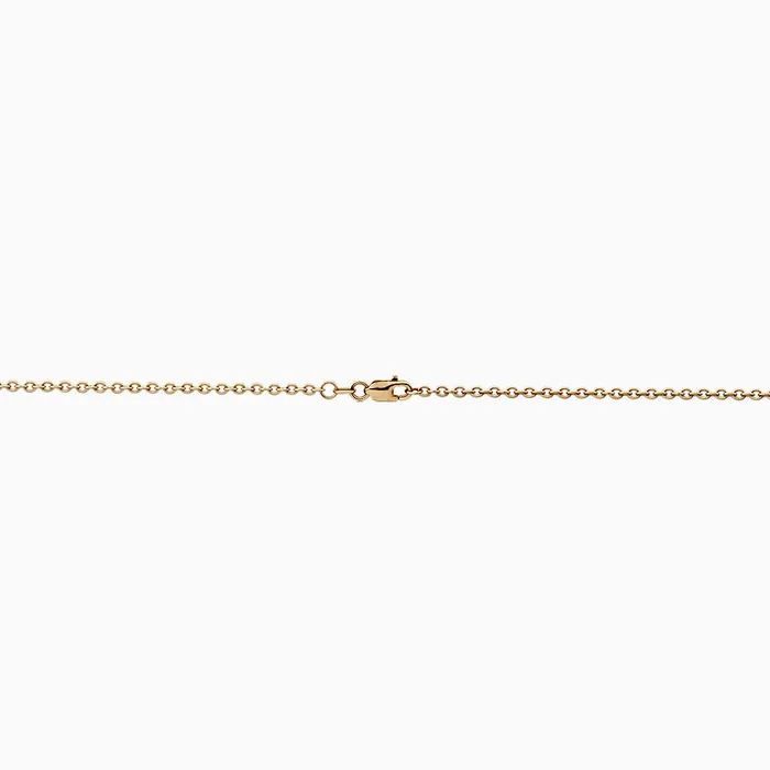 Sandy Steven Engravers Necklaces Engravable 1 inch 14k Yellow Gold InterlockingScript Monogram Disc Charm Necklace