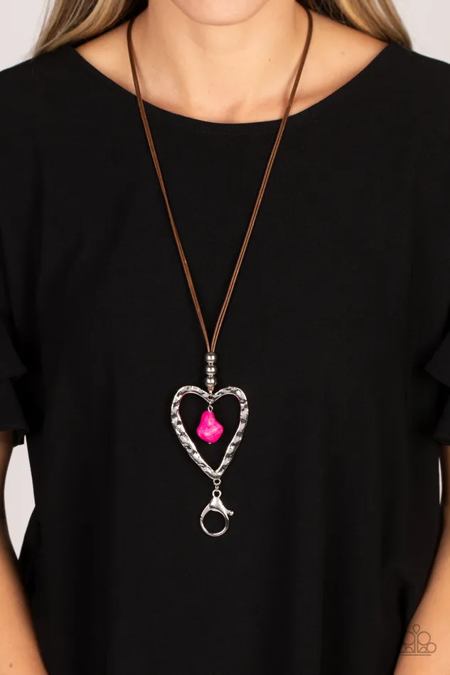 Santa Fe Sweetheart Pink Necklace Jewelry by Bretta Paparazzi Accessories Necklaces Santa Fe Sweetheart Pink Necklace Jewelry by Bretta Paparazzi Accessories Necklaces