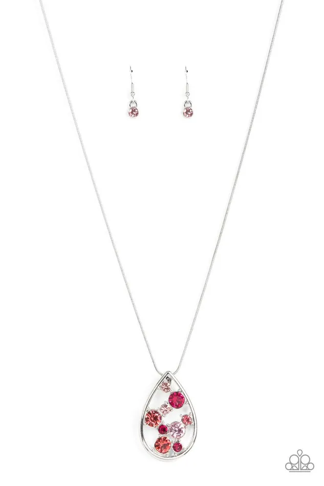 Seasonal Sophistication Pink Necklace Jewelry by Bretta Paparazzi Accessories Necklaces