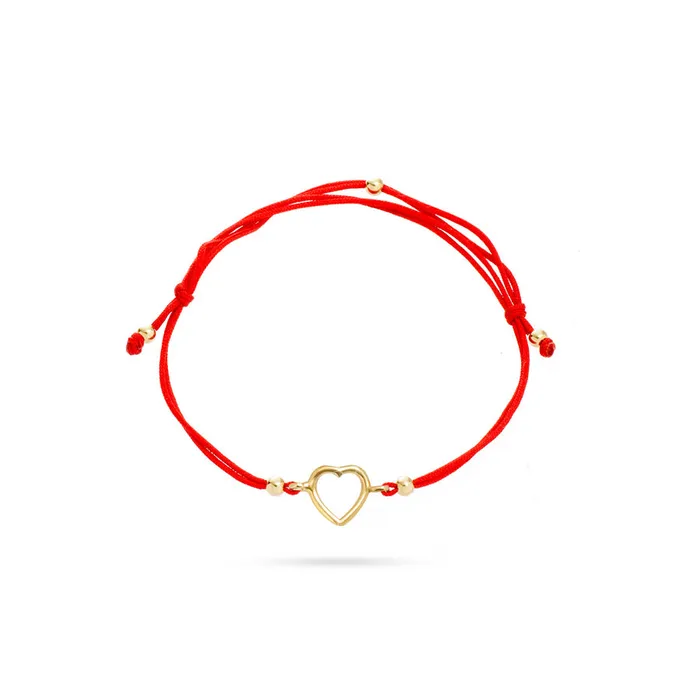 Senso Gold Bracelets BRACELET with red thread and gold heart Senso Gold Love Senso Gold Bracelets BRACELET with red thread and gold heart Senso Gold Love