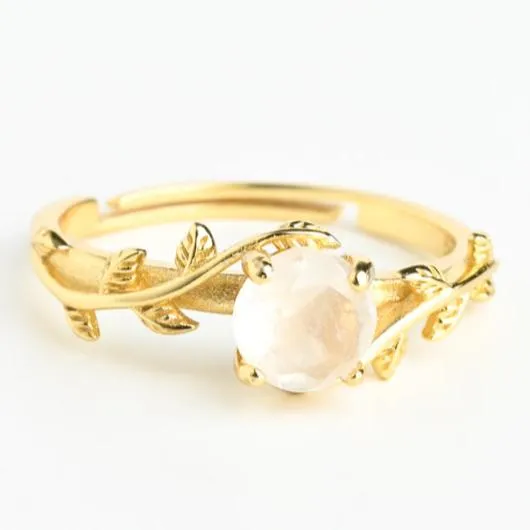 Starfish Project Rings Vine Moonstone Gold RingFair Trade Gives Women Freedom Starfish Project Rings Vine Moonstone Gold RingFair Trade Gives Women Freedom