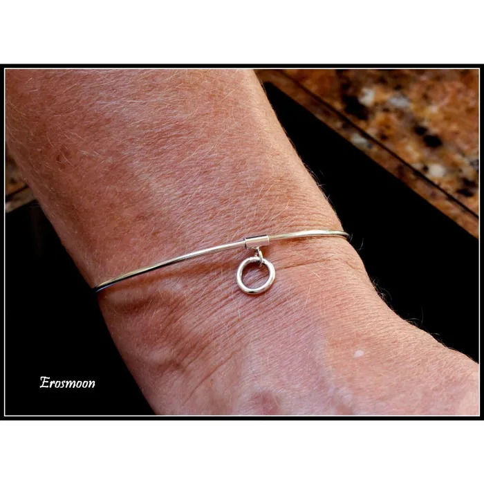 STERLING SILVER O RING BRACELET Erosmoon Rings