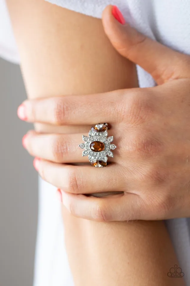 The Princess and The FROND Brown Ring Jewelry by Bretta Paparazzi Accessories Rings