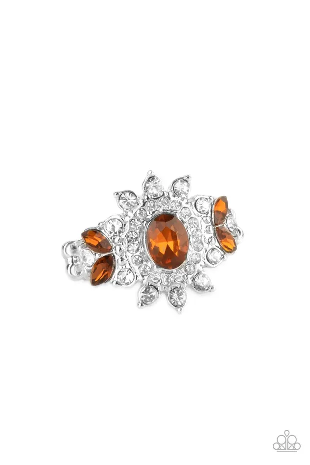 The Princess and The FROND Brown Ring Jewelry by Bretta Paparazzi Accessories Rings