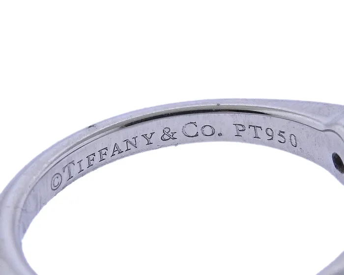 Tiffany Co Rings Tiffany Co 042ct F SI1 Diamond Platinum Engagement Ring