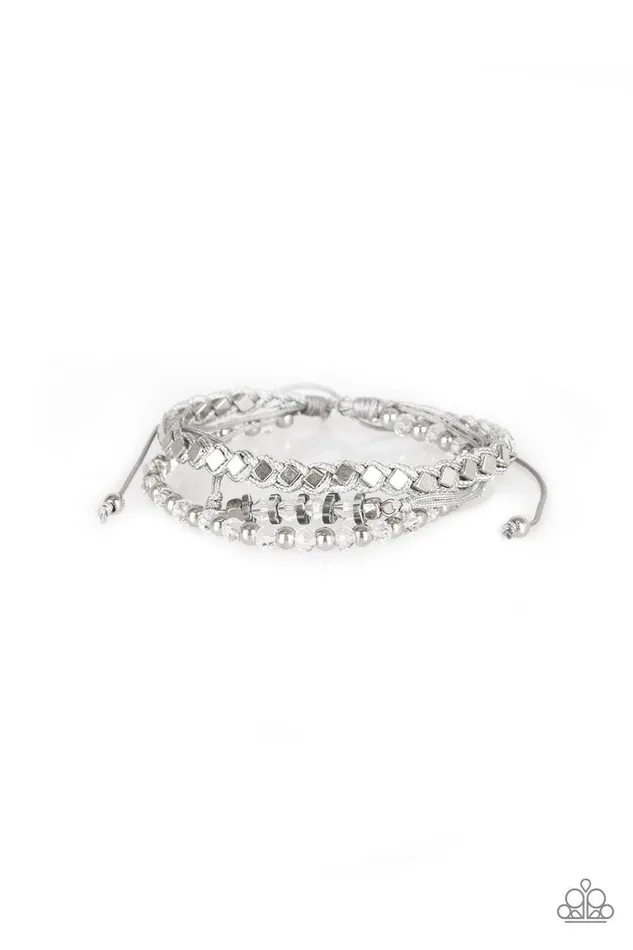 Ultra Modern White Urban Bracelet Jewelry by Bretta Paparazzi Accessories Bracelets