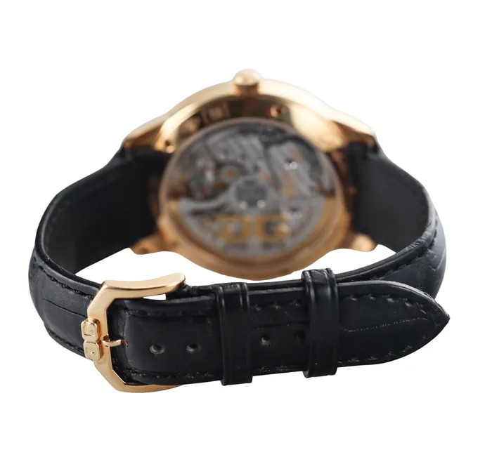 Watches Glashutte Glashtte Original Senator Meissen Rose Gold Watch 10010010104