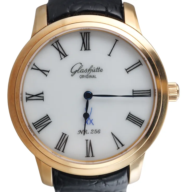 Watches Glashutte Glashtte Original Senator Meissen Rose Gold Watch 10010010104