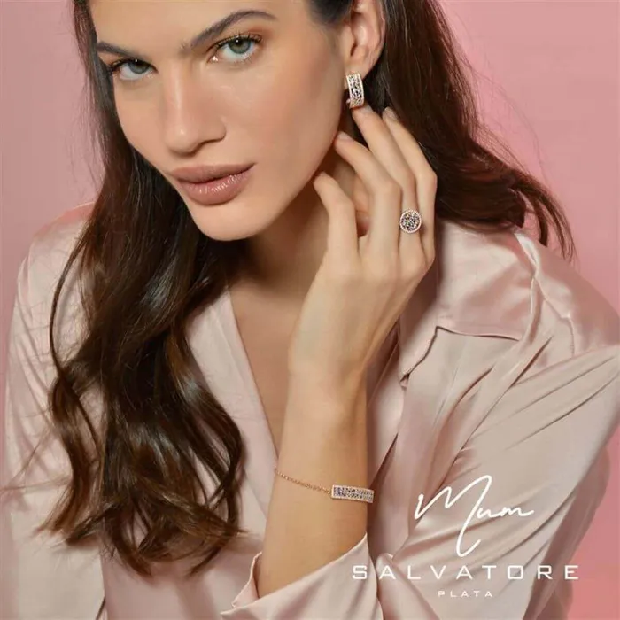 Womens silver earrings with rose gold plating and colored zircons Salvatore Plata ROSETTE Salvatore Plata Earrings Womens silver earrings with rose gold plating and colored zircons Salvatore Plata ROSETTE Salvatore Plata Earrings