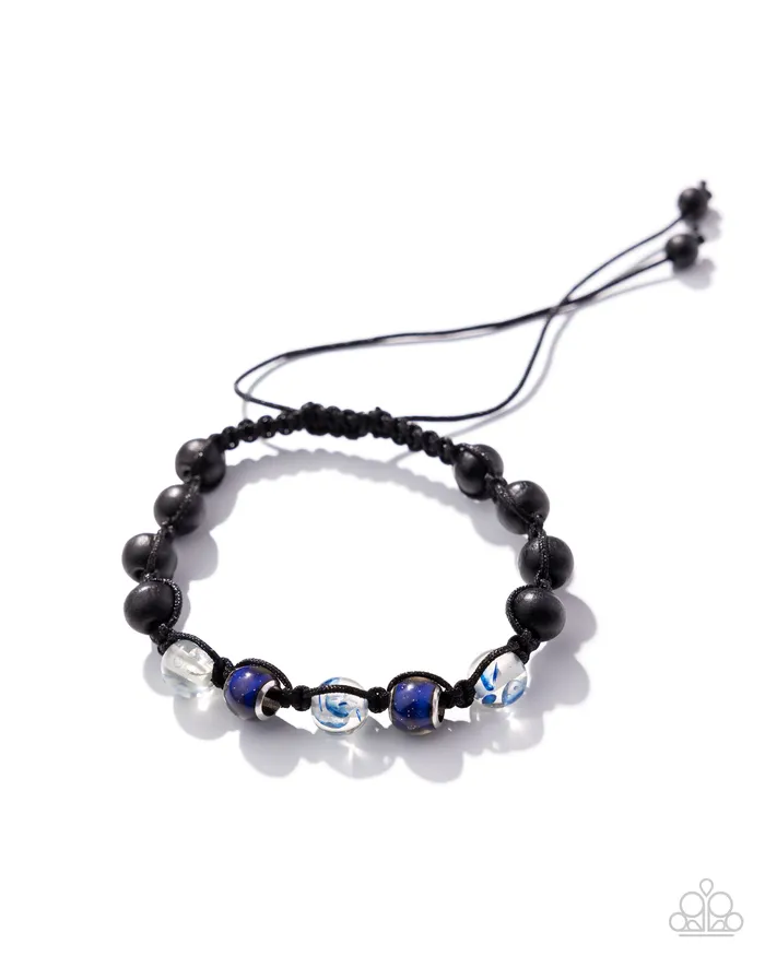 WOOD You Mind Blue Bracelet Jewelry by Bretta Paparazzi Accessories Bracelets