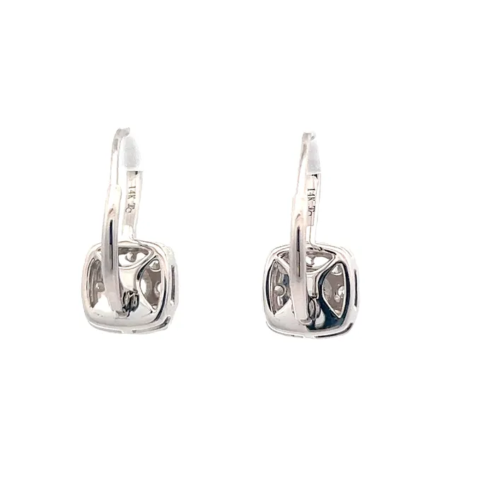 YaninaCo Jewelry Earrings Eurowire Drop Diamond Earrings
