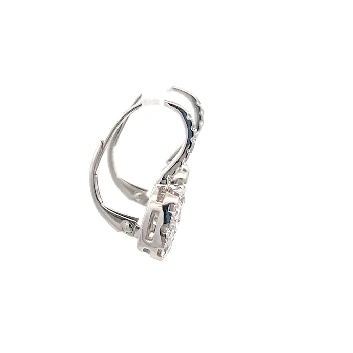 YaninaCo Jewelry Earrings Eurowire Drop Diamond Earrings