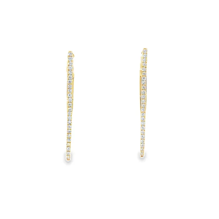 YaninaCo Jewelry Triangle Hoop Earrings Earrings