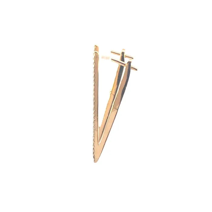 YaninaCo Jewelry Triangle Hoop Earrings Earrings